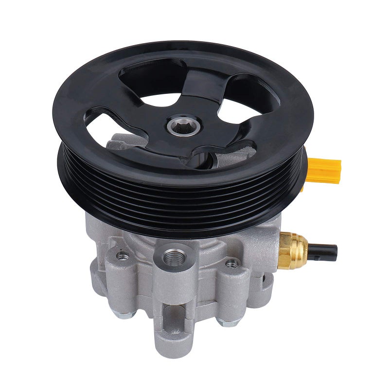 IRONTEK مضخة توجيه الطاقة IRONTEK 21-5447 تناسب 2007 2008 2009 لسيارة لكزس RX350 3.5L، 2005 2006 2007 2008 2009 2010 2011 2012 2013 2014 2015 لسيارة تويوتا تاكوما 4.0L مضخة مساعدة للطاقة 21-5447 مع بكرة - Image 1